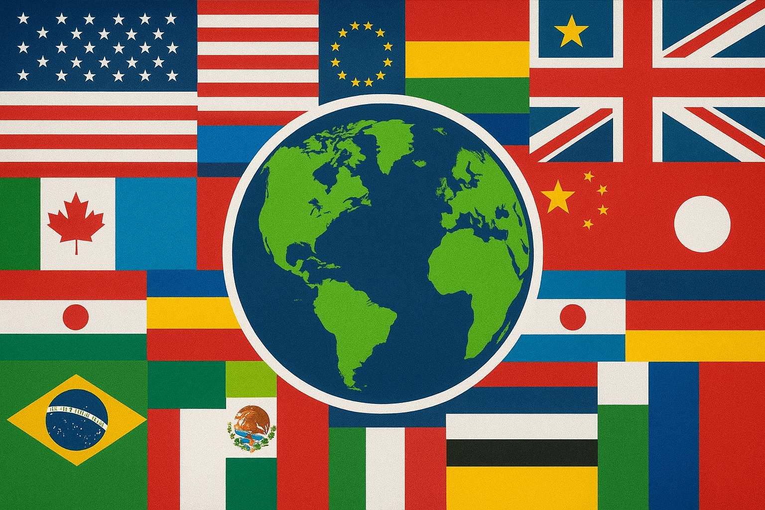 Flag representing Global