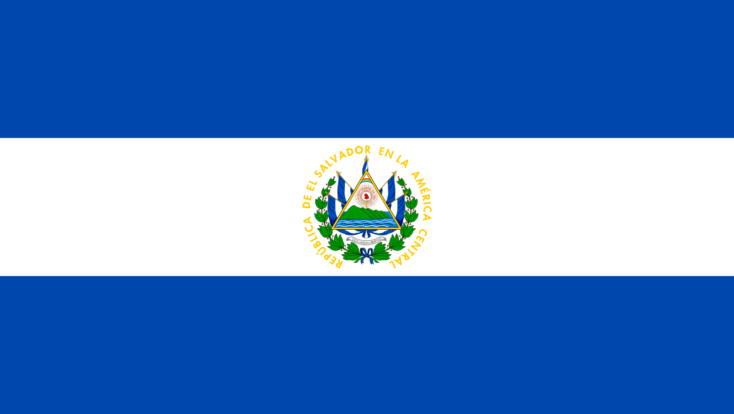 Flag representing El Salvador