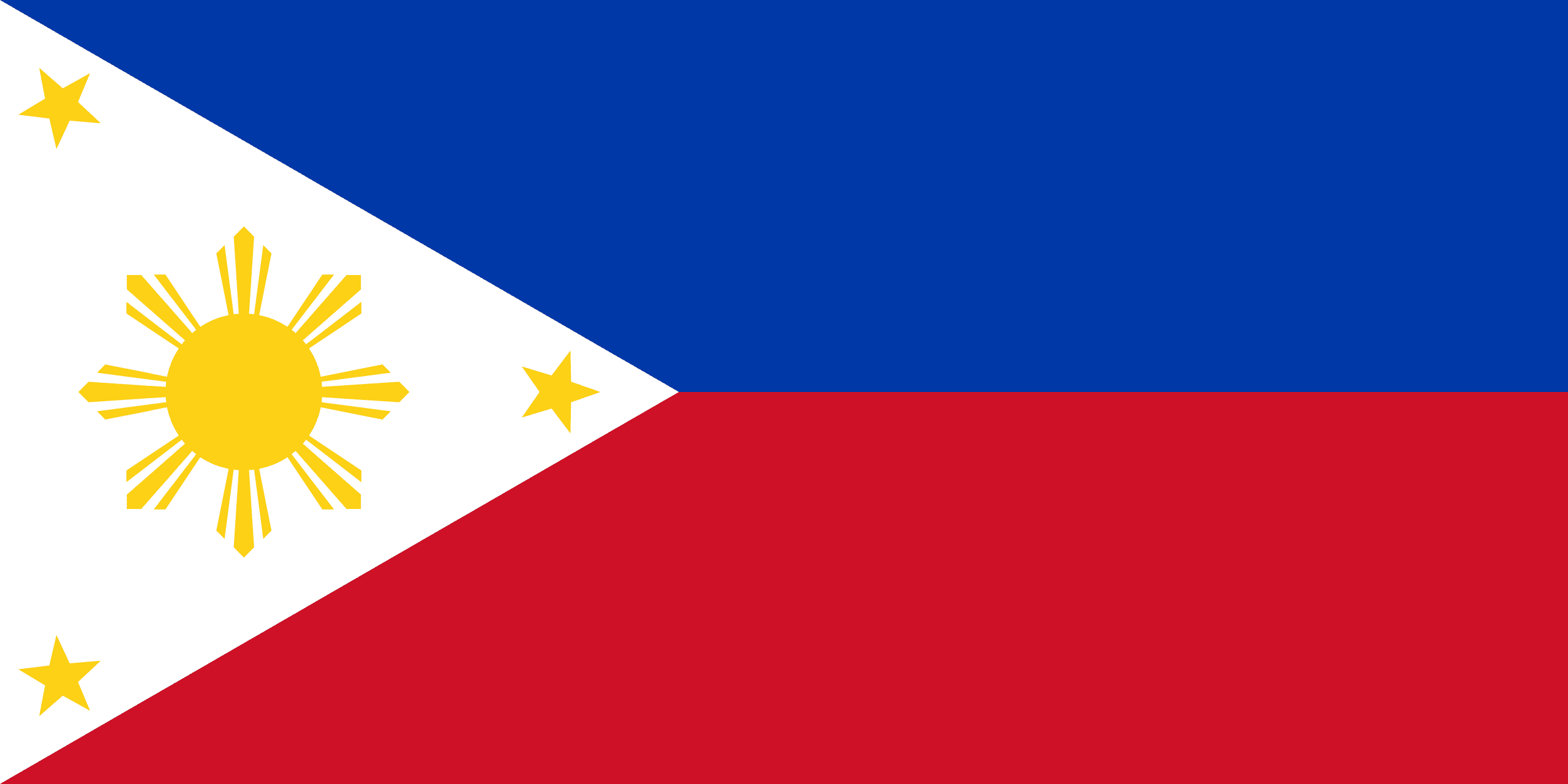 Flag representing Philippines