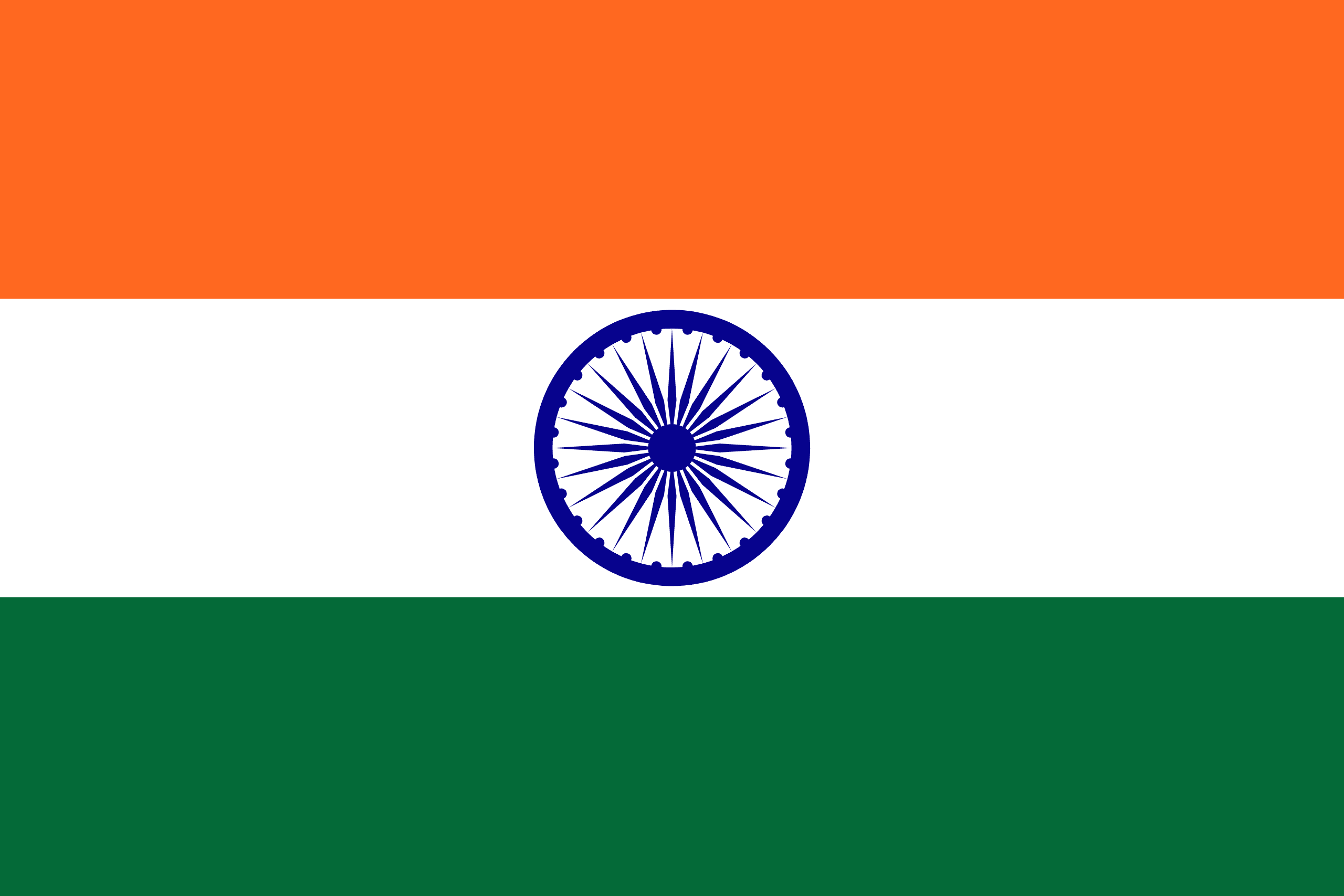 Flag representing India